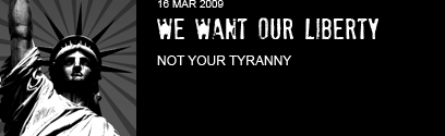we want our liberty